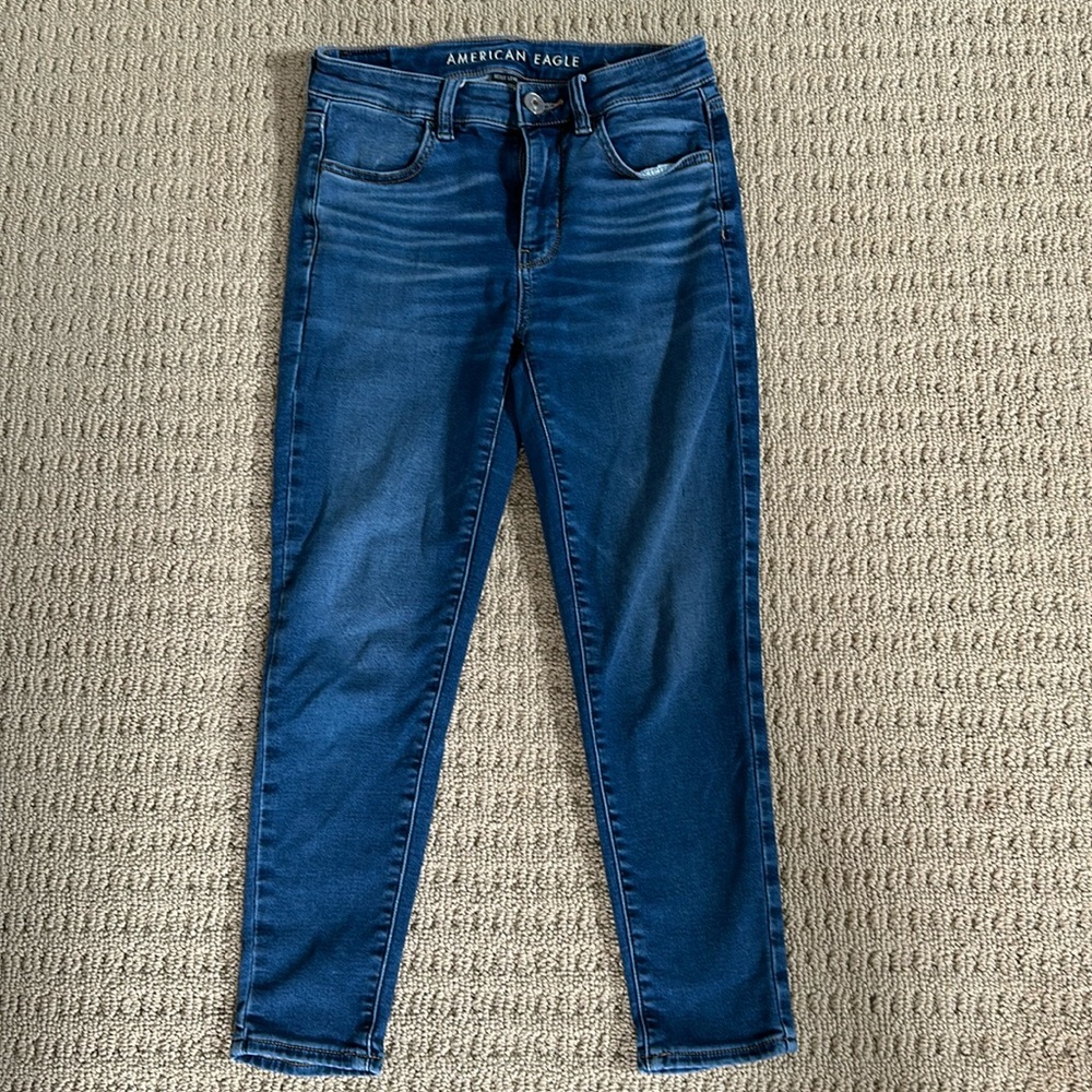 American Eagle Ne(x)t Level Stretch Hi Rise Jegging Crop Jeans - Womens 4 Short